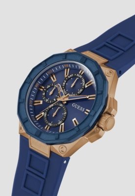 Relógio Guess Sport Multifunção Rosé Azul