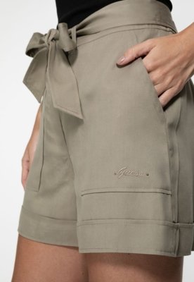 Short Guess Tecido Faixa Verde