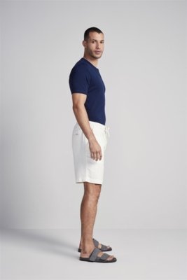 HIGHSTIL Bermuda Linen Blend Relax - Off White