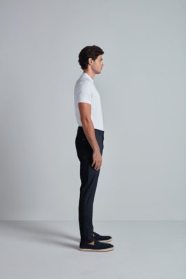HIGHSTIL Calça Chino Slim Fit - Azul Marinho