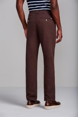 HIGHSTIL Calça Linen Blend Comfort - Marrom Café