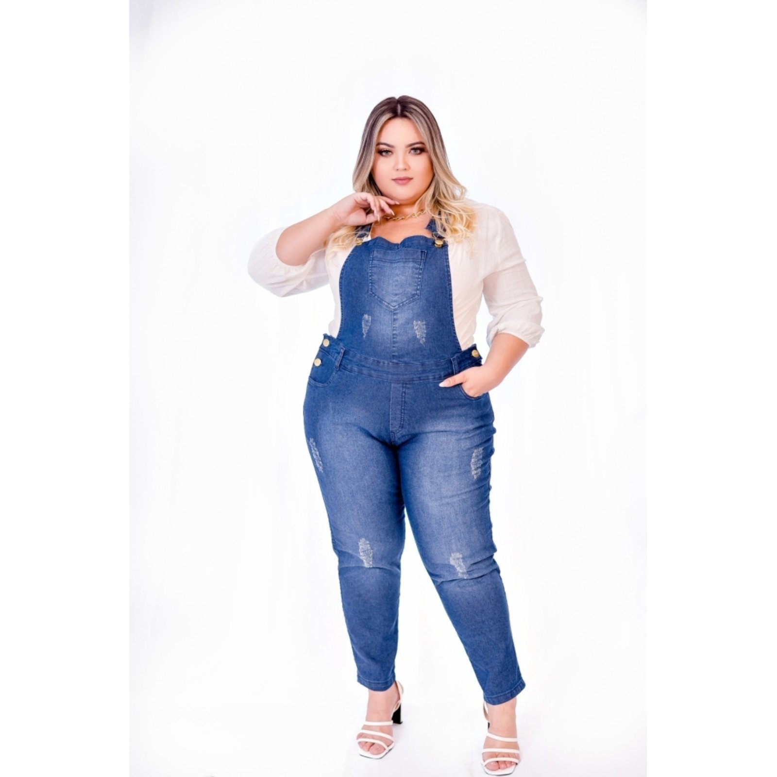 calça jeans cintura alta plus size