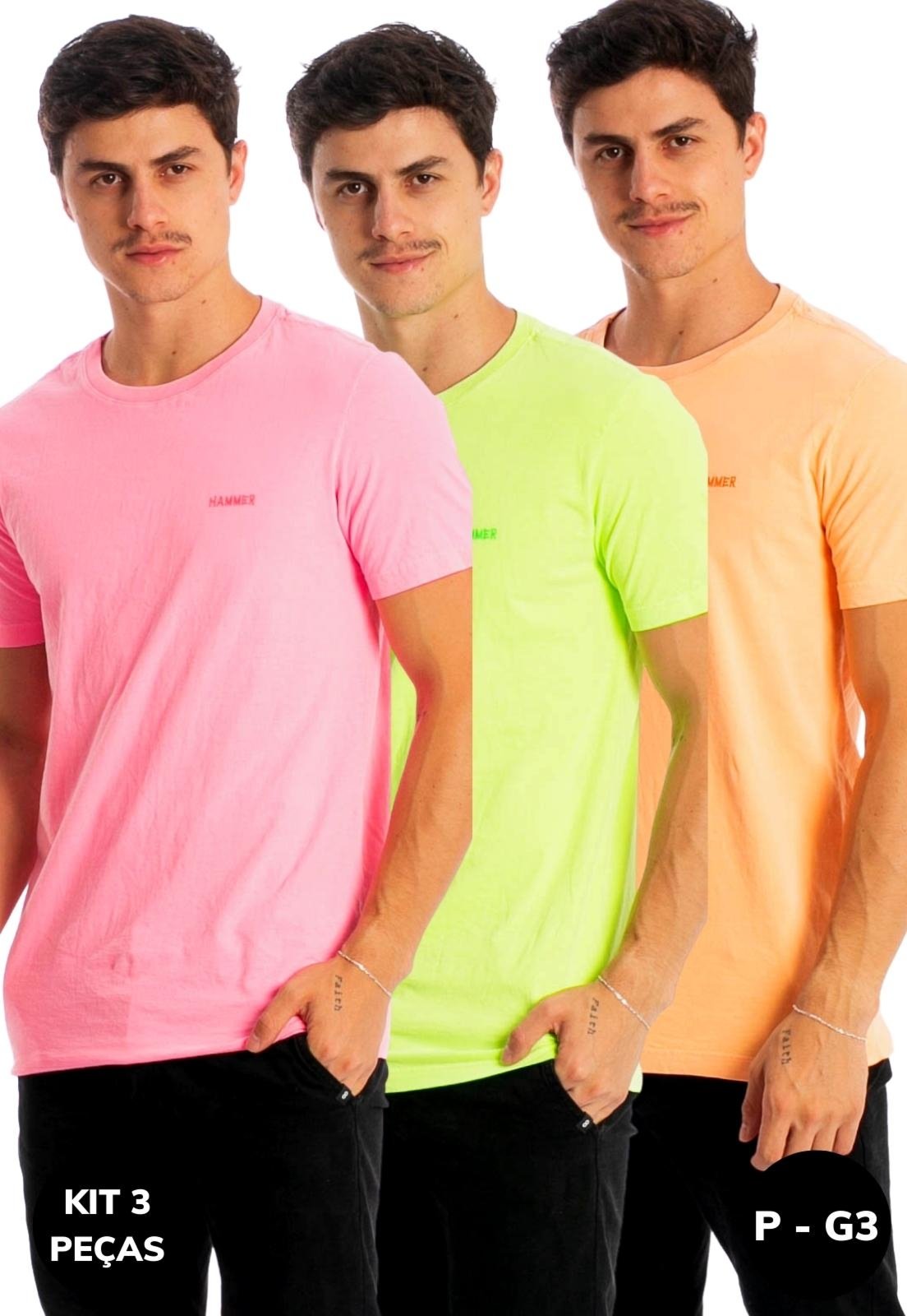 blusas masculinas neon