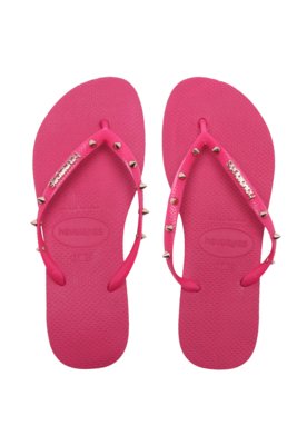 Sand lia Havaianas Slim Hardware Rosa Compre Agora Dafiti