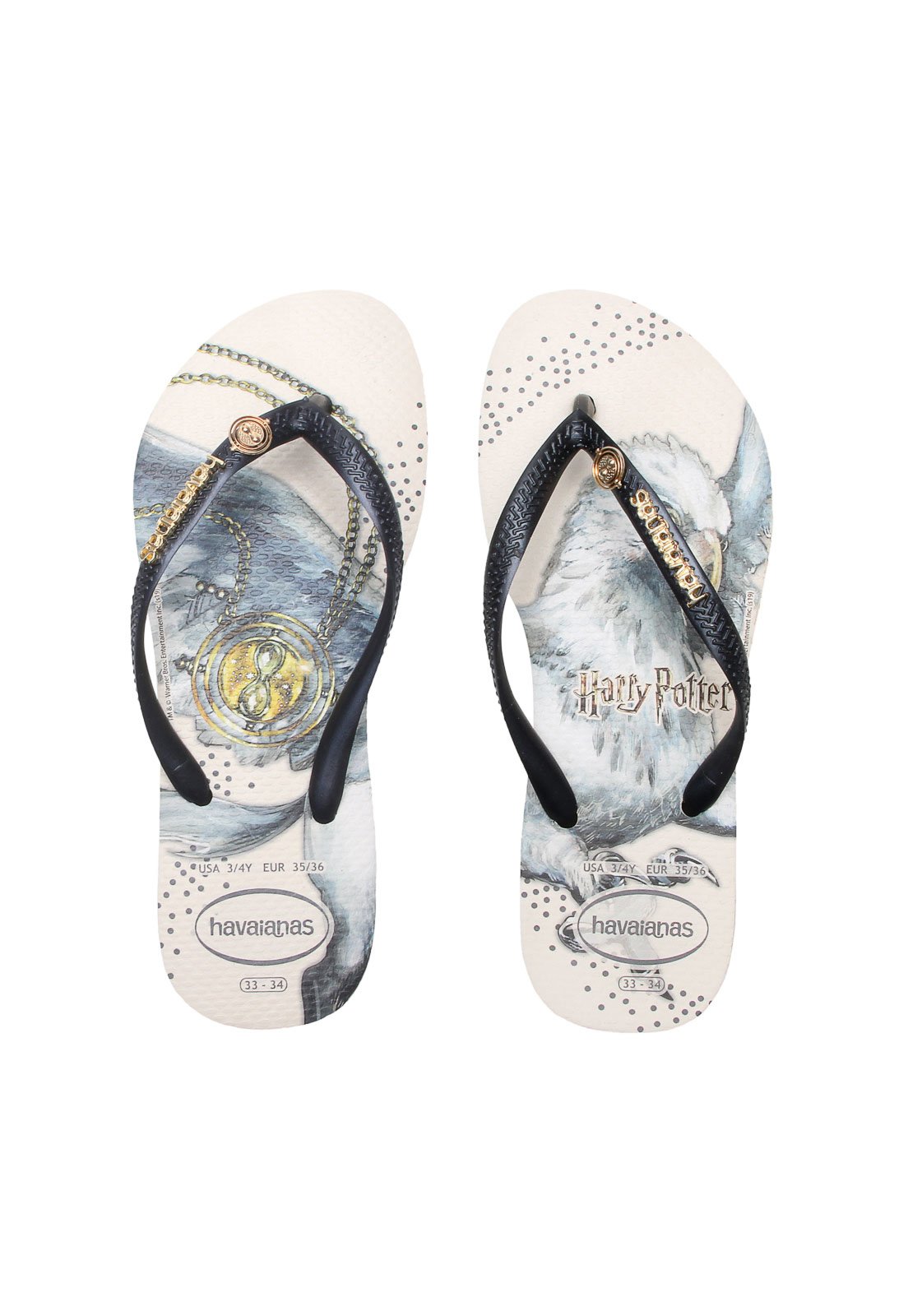 Chinelo harry store potter feminino havaianas