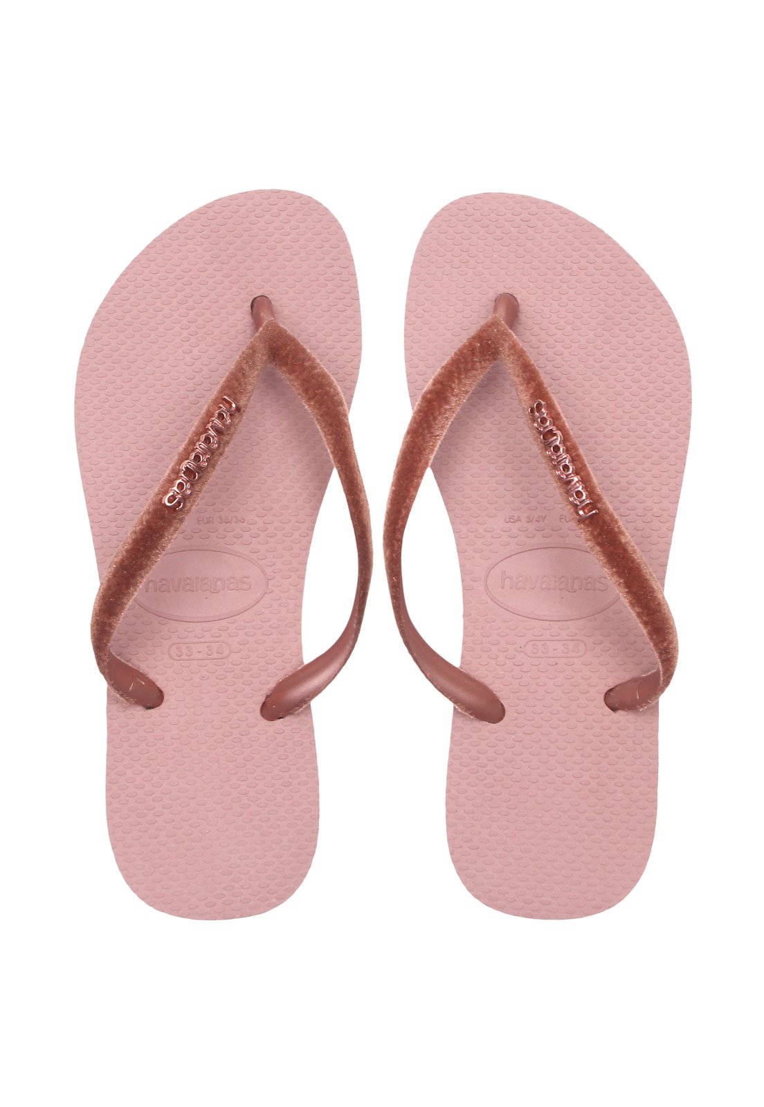 Sand lia Havaianas Slim Velvet Cf Rosa Compre Agora Dafiti Brasil