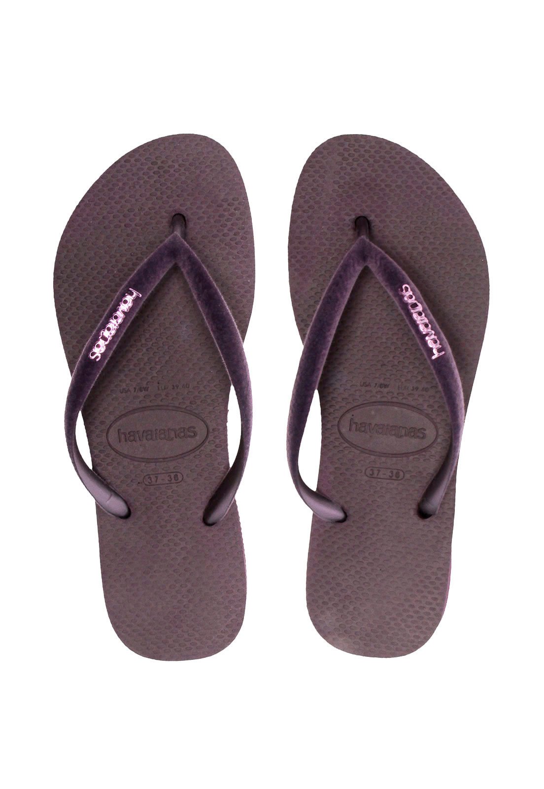 Sand lia Havaianas Slim Velvet Roxa Compre Agora Dafiti Brasil