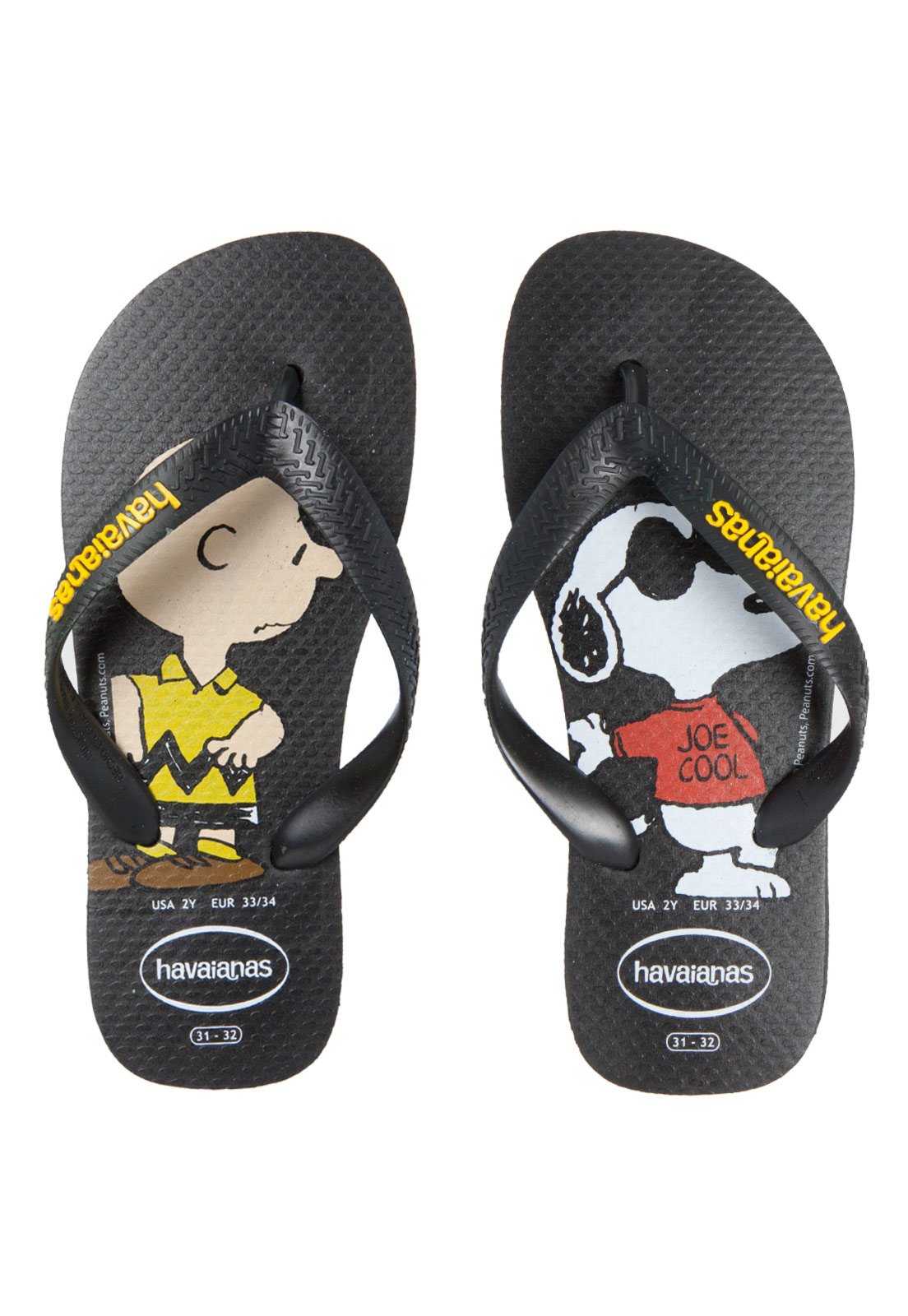 Sand lia Havaianas Snoopy Preta Compre Agora Dafiti Brasil