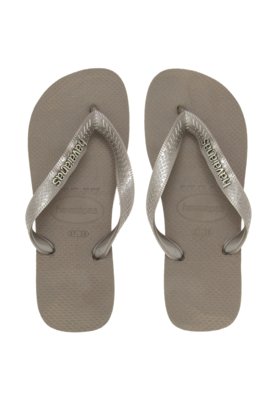 Havaianas top deals logo metallic