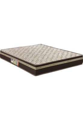 Colchão Queen Size Espuma/Eps Strong One Face D45 158X198X24 Marrom/Dourado Hellen Menor preço em Colchão Queen Size Espuma/Eps Strong One Face D45 158X198X24 Marrom/Dourado Hellen