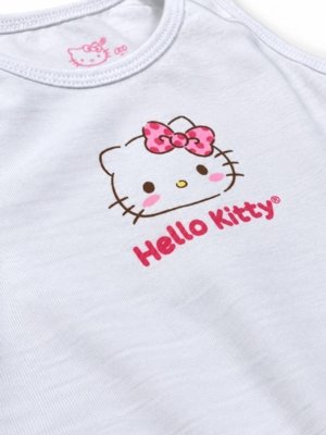 Conjunto Hello Kitty Cerejinhas Branco
