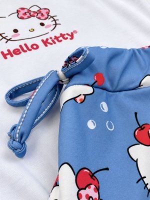 Conjunto Hello Kitty Cerejinhas Branco