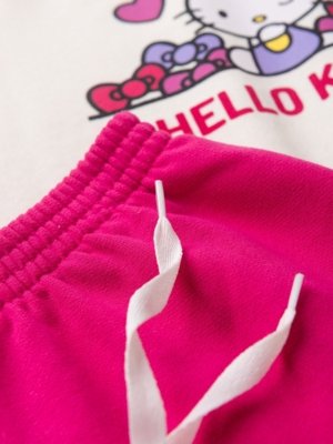 Conjunto Hello Kitty Piscadinha Da Hello Kitty branca