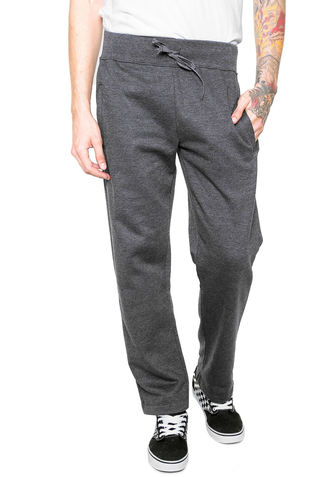 Calça moletom sale masculina cinza escuro