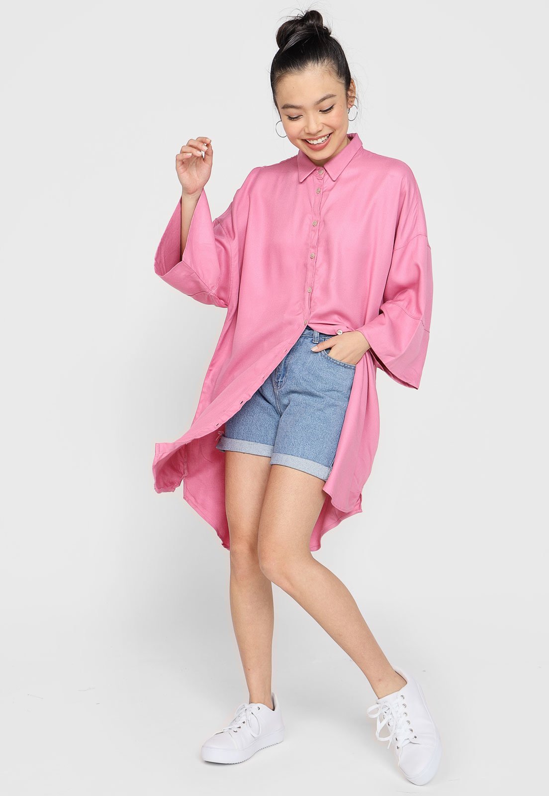 camisa hering rosa