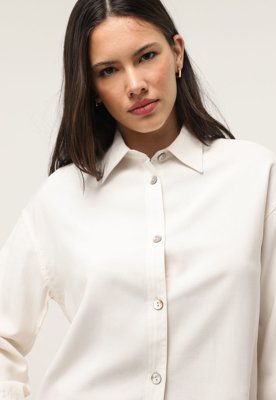 Camisa Hering Ampla Lisa Branca - Compre Agora | Dafiti Brasil