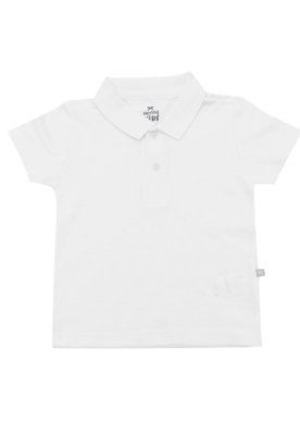 Camisa Polo Hering Kids Menino Branca Menor preço em Camisa Polo Hering Kids Menino Branca