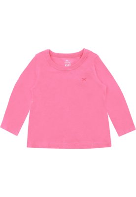 Camiseta Hering Kids Menina Lisa Rosa é boa?