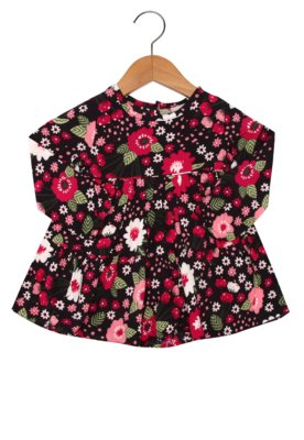 Vestido Hering Kids Manga Longa Menina Preto Menor preço em Vestido Hering Kids Manga Longa Menina Preto