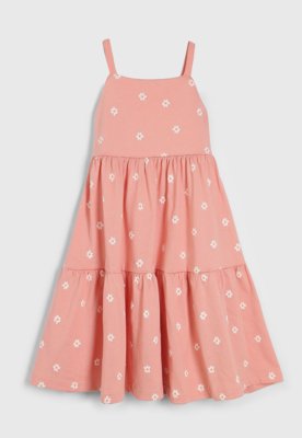 Vestido Infantil Hering Kids Longo Floral Rosa - Compre Agora | Dafiti ...