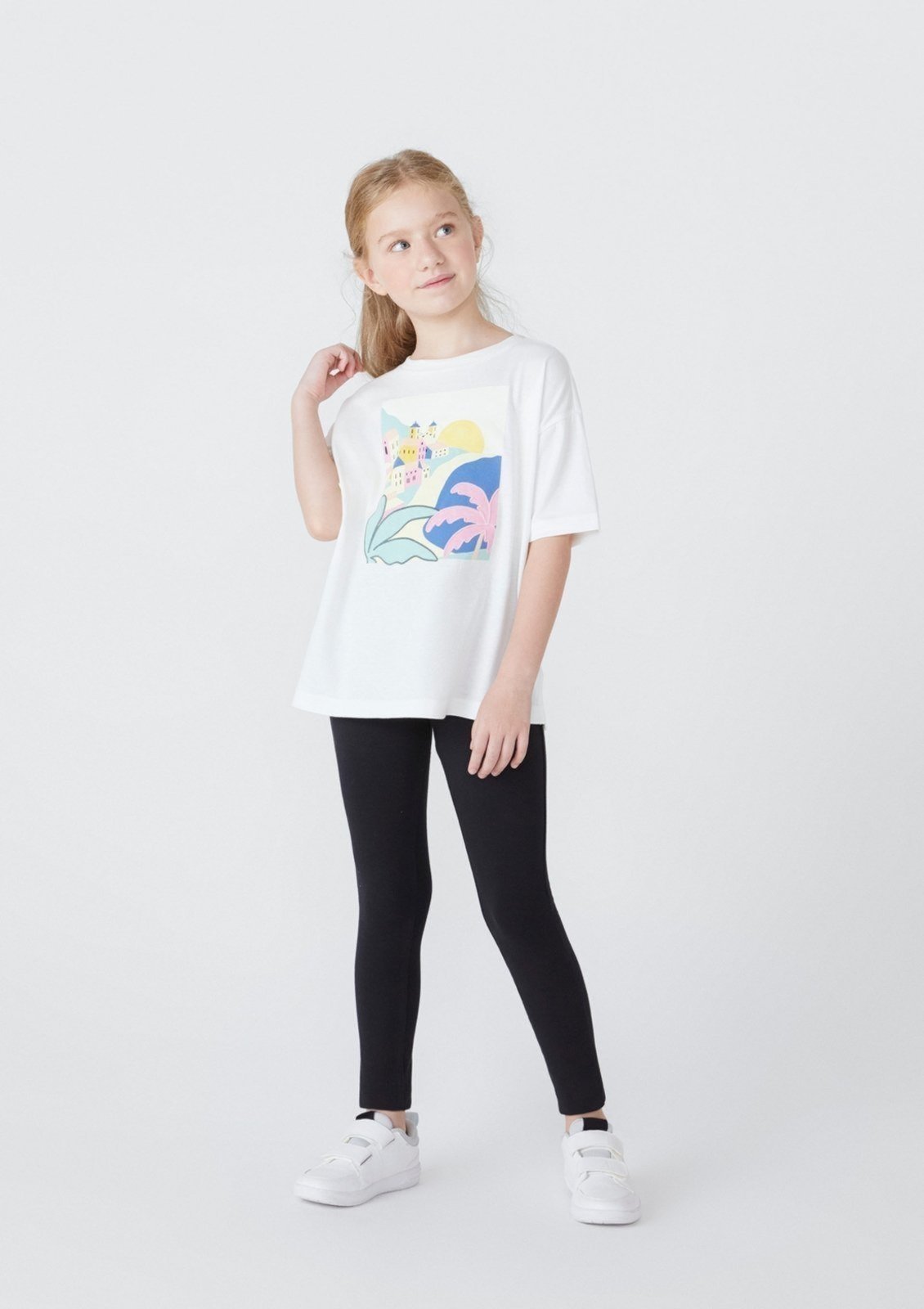 Calça legging hot sale infantil menina