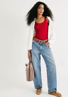 Regata Básica Feminina Slim Rib