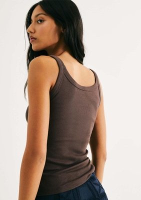 Regata Básica Feminina Slim Rib