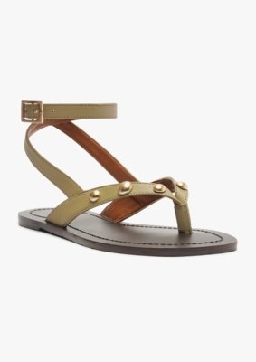 Sandália Rasteira Tachas Hering