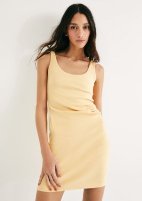 Vestido Curto Justo Em Ribana Hering