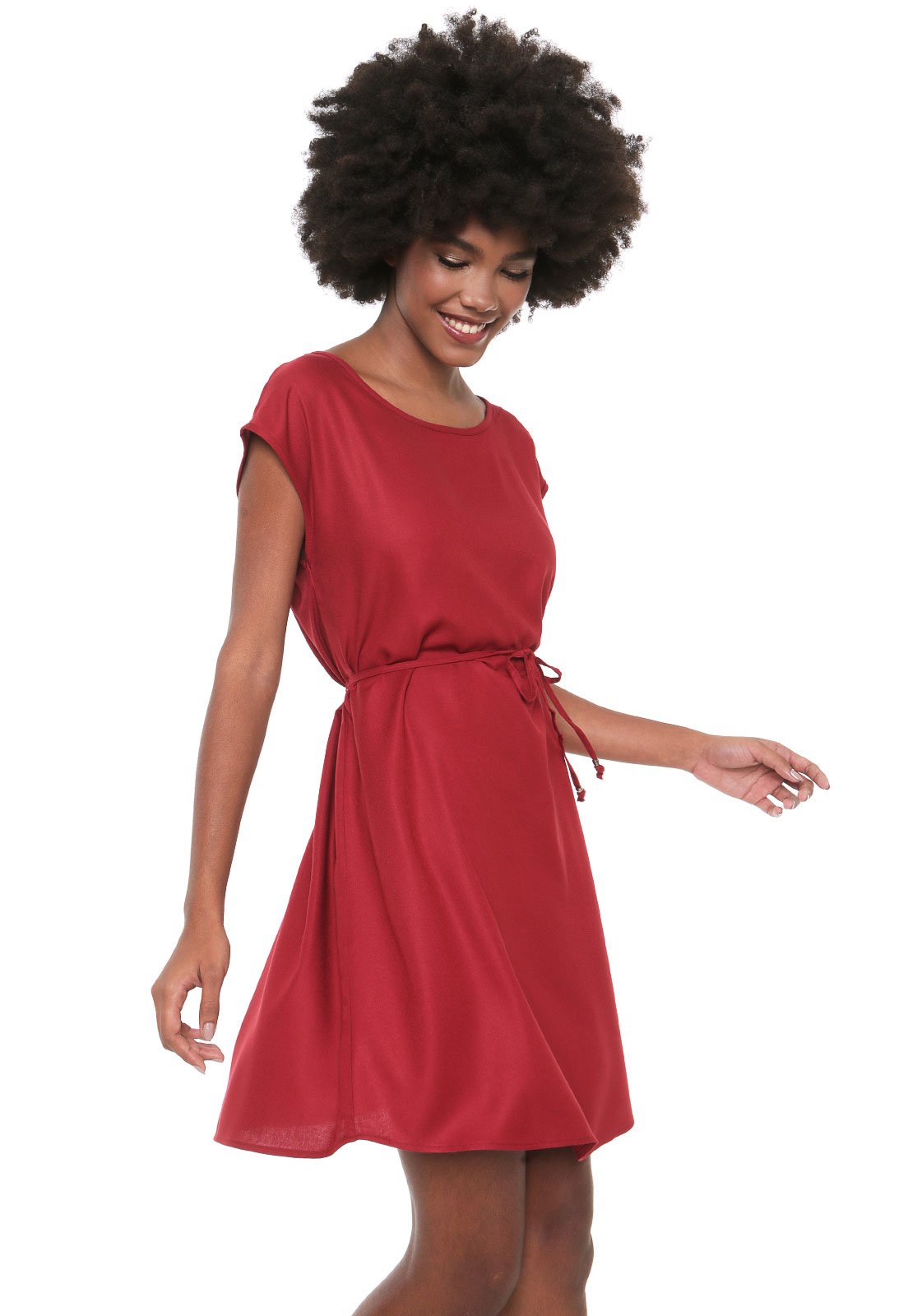 hering vestido vermelho