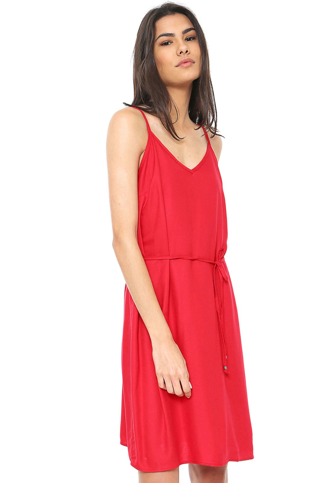 hering vestido vermelho