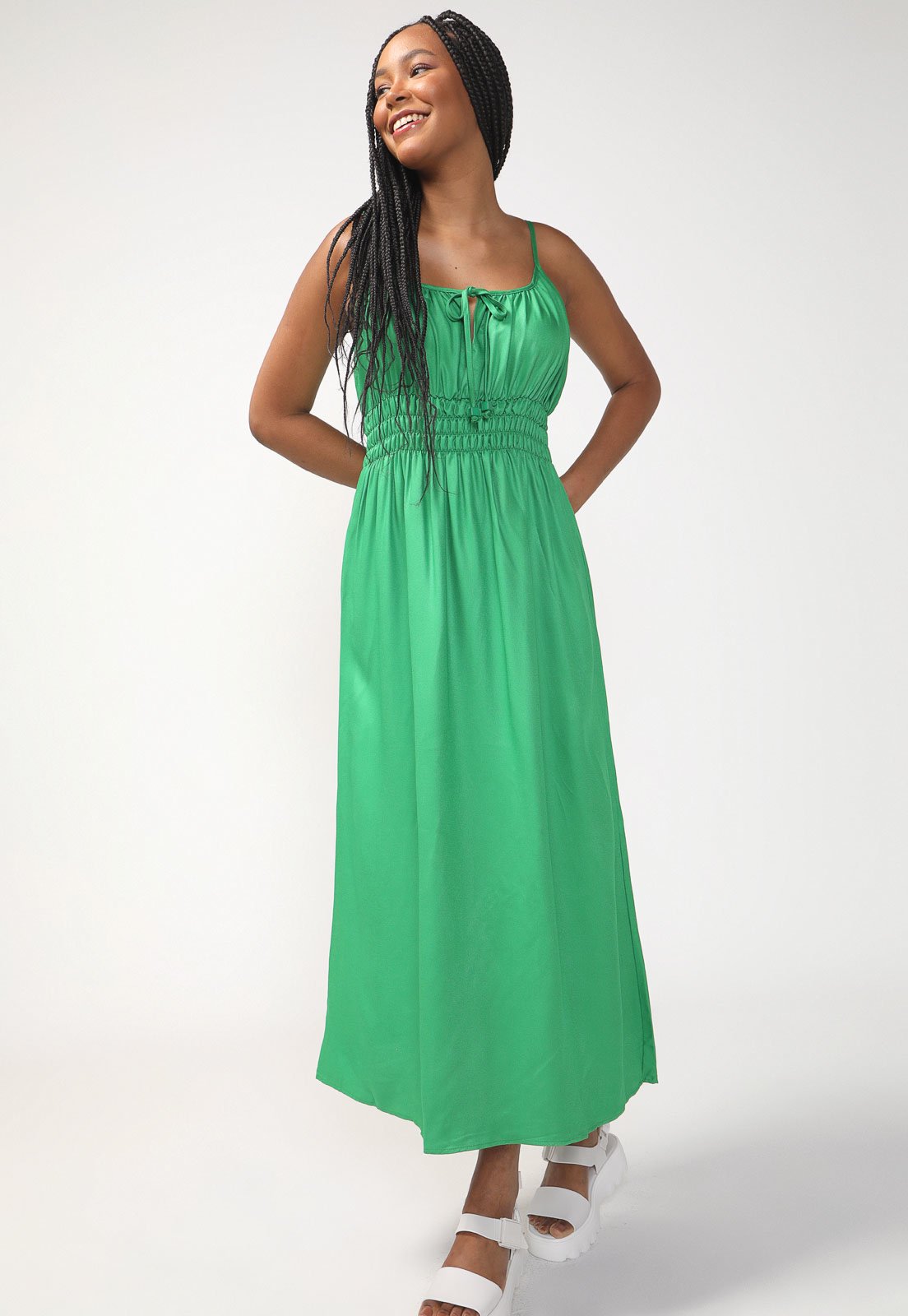 Vestido hot sale verde hering