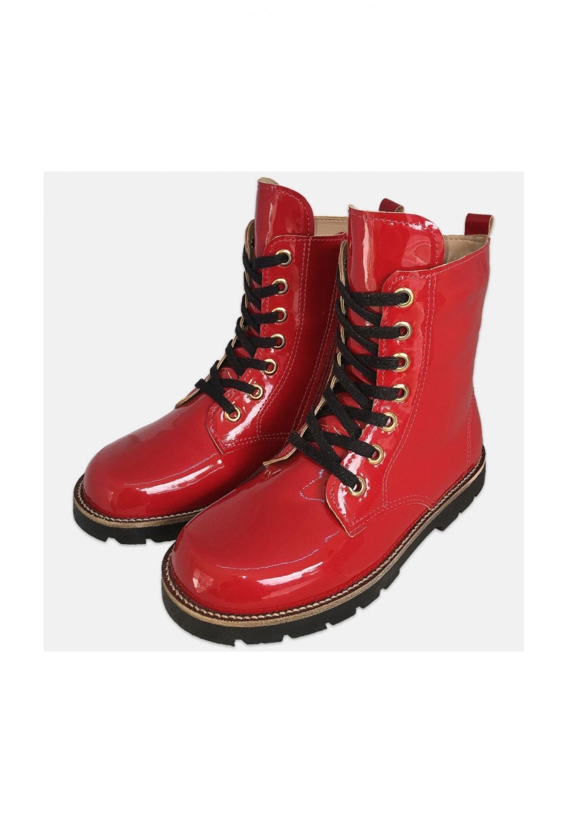 coturno infantil vermelho