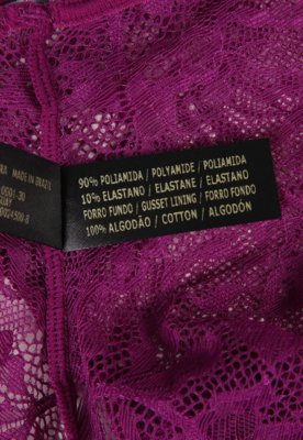 Calcinha Hope Biquíni Renda Rosa