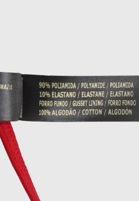 Calcinha Hope String Fio Dental Renda Vermelha