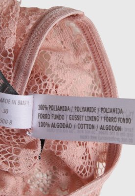 Calcinha Hope Tanga Renda Rosa