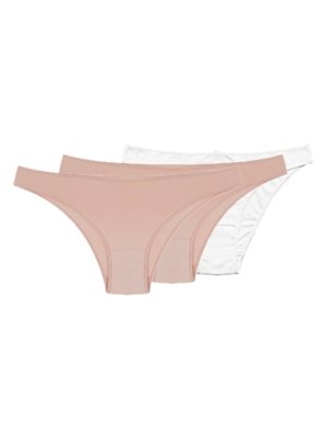 Kit com 3 Calcinhas Biquíni Hope 35840 Rosa