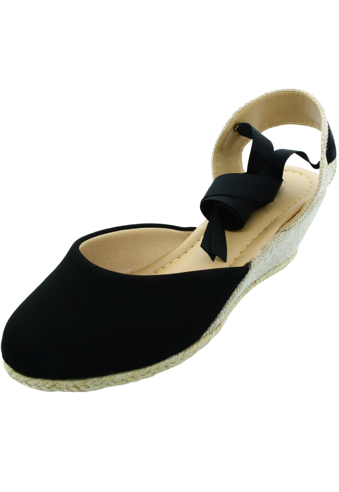 sandalia espadrille anabela