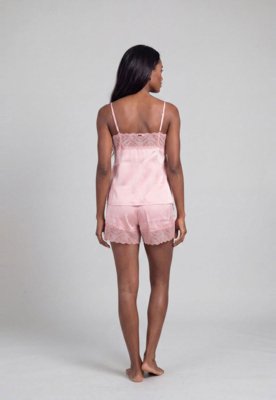 Short-doll Feminino Hope Detalhe em Renda Rosa