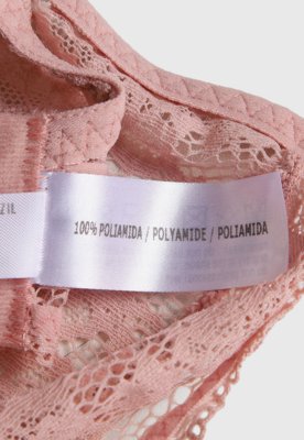 Sutiã Hope Triângulo Corselet Renda Rosa