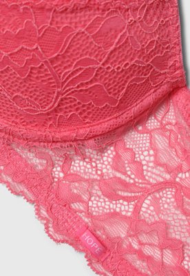 Sutiã Meia-Taça Hope Renda Na Sua Rosa