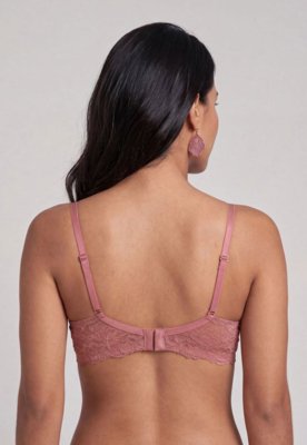 Sutiã Meia Taça Hope Renda Rosa