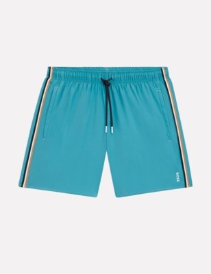 Short Hugo Boss Masculino Regular Beach Iconic Azul