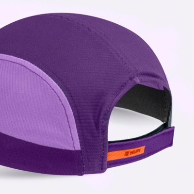 Boné para Corrida HUPI Run Fast Roxo e Laranja Roxo