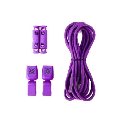 Cadarço Elástico HUPI LACES Roxo Liso Roxo