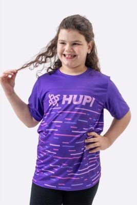 Camiseta HUPI Infantil Malta Roxo Roxo