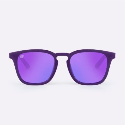 Óculos HUPI Rookie Cristal Roxo Lente Roxo Espelhado Roxo
