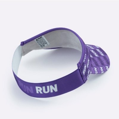 Viseira HUPI Run Loop Roxo e Branco Roxo