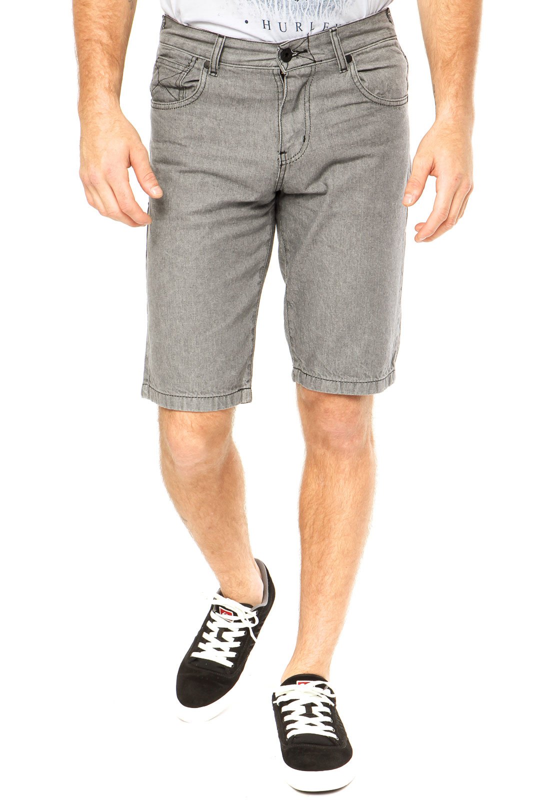 bermuda jeans masculina hurley