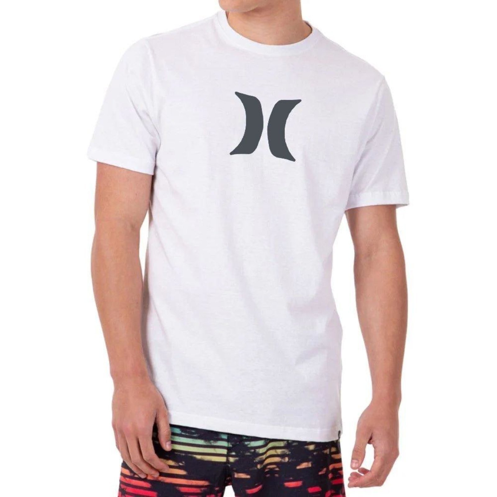 Camiseta Hurley Icon Oversize Masculina Branco Compre Agora Kanui